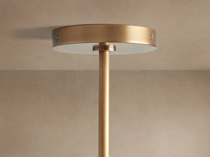 Mandoza Modern Glass Light 19 Light Brass Chandelier — product view 4