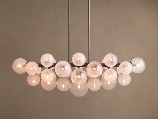 Mandoza Linear Glass Light Chandelier — product view 1
