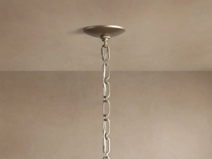 Margolis Glass Brass Pendant Light — product view 4