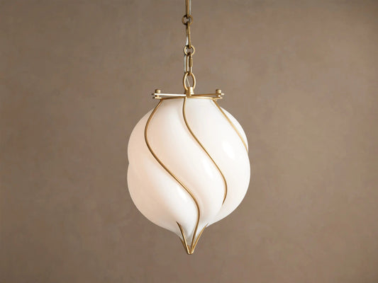 Vintage Glass Light Margolis Small Pendant — product view 1