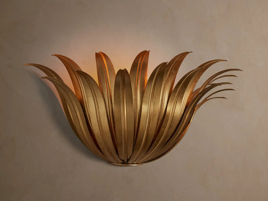 Matilde Iron Leaf Sconce — product view 1