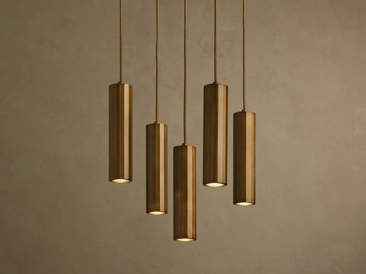 Matthie Brass Chandelier — product view 1