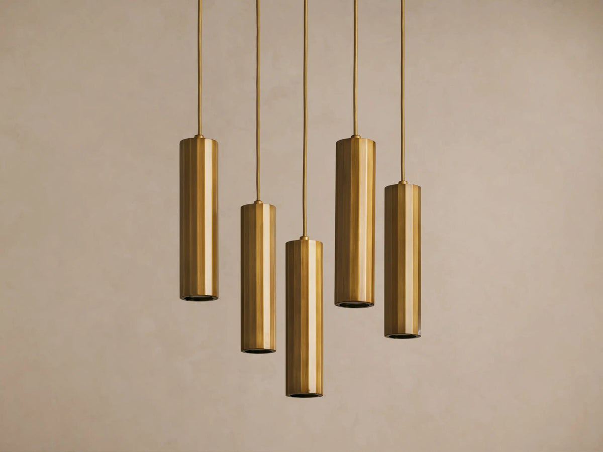Matthie Brass Chandelier — product view 3