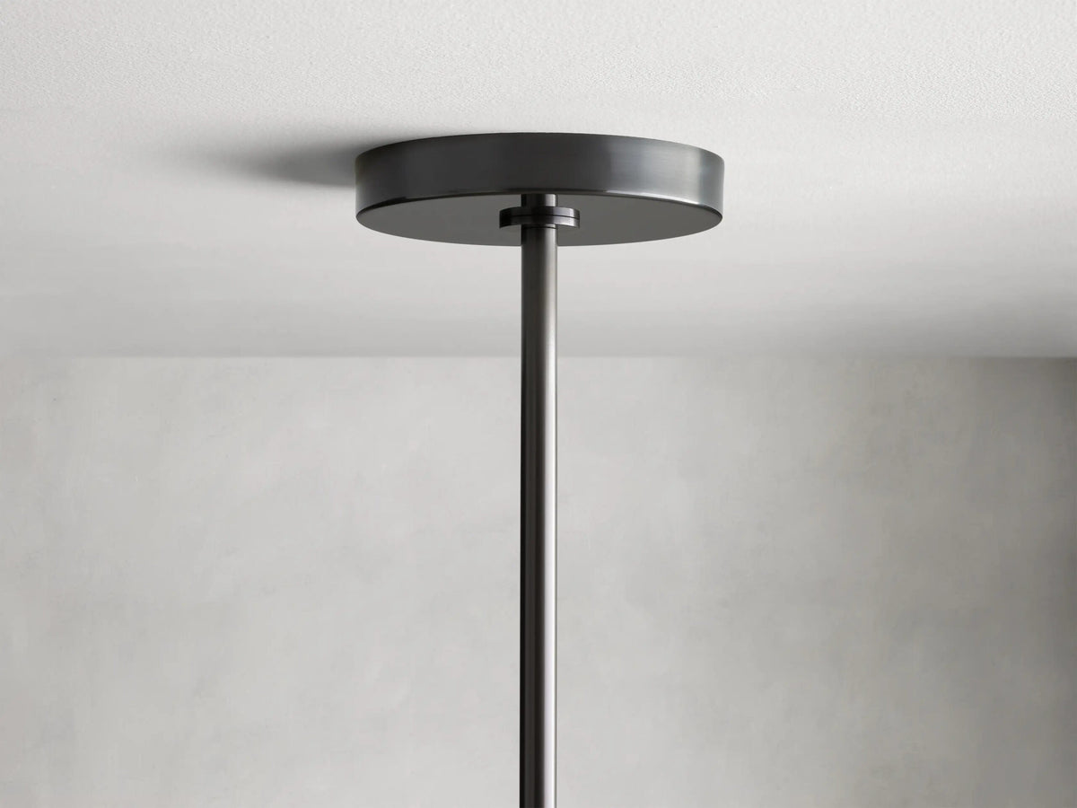 Noella Bronze Chandelier with Glass Globe Shades — product view 5
