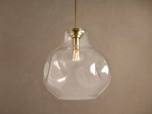 Modern Glass Pendant Organic 16 Inch Light — product view 1