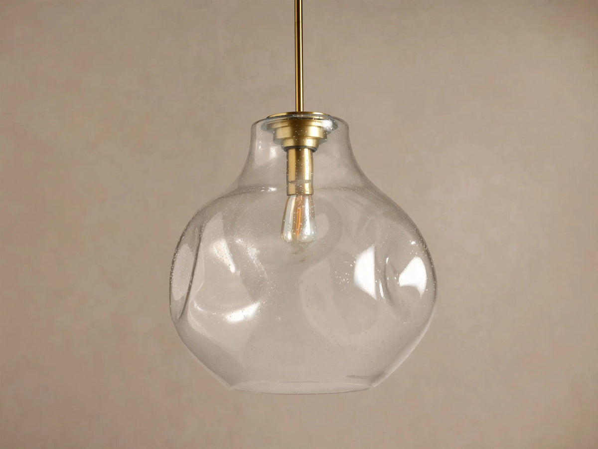 Modern Glass Pendant Organic 16 Inch Light — product view 2