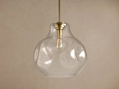 Modern Glass Pendant Organic 16 Inch Light — product view 2