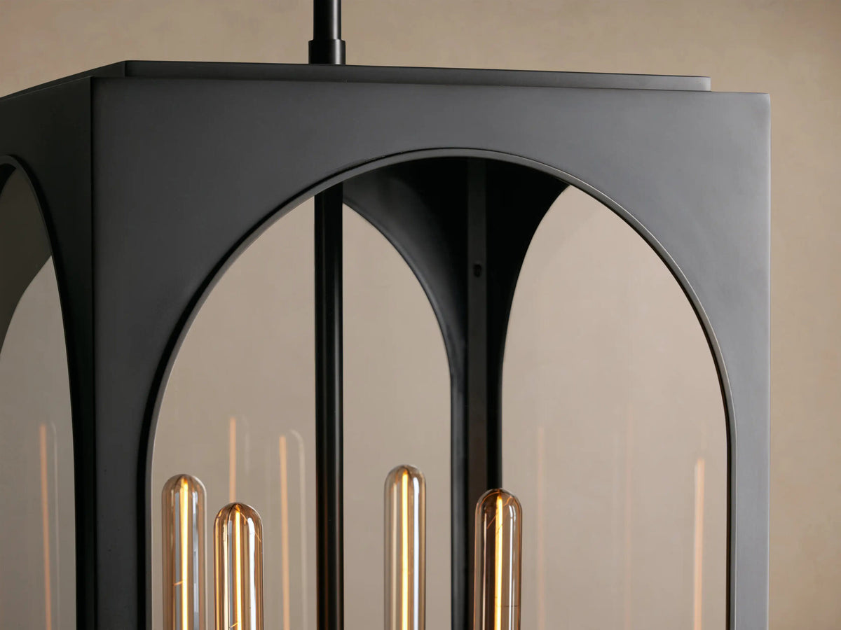 Palladian Brass Pendant Light 28 Inch Lantern — product view 3