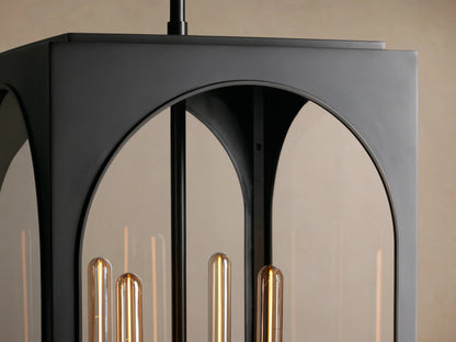 Palladian Brass Pendant Light 28 Inch Lantern — product view 3