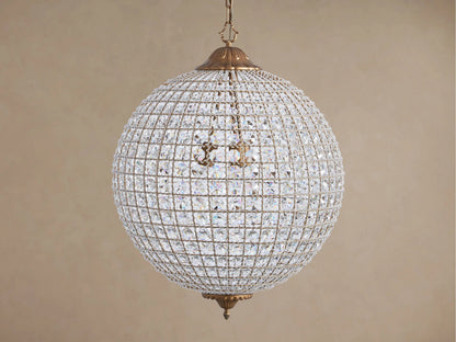 Crystal Globe Light Round Chandelier — product view 2
