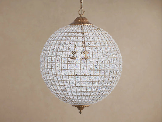 Crystal Globe Light Round Chandelier — product view 2