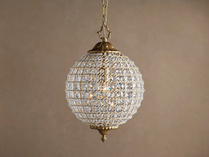 Crystal Globe Light Round Chandelier — product view 5