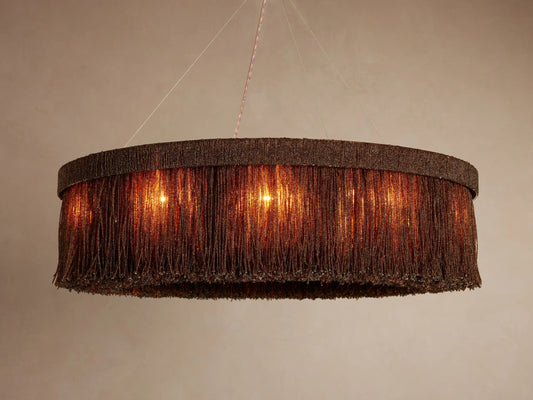 Beaded Chandelier Romilly Round Glass Light — product view 1