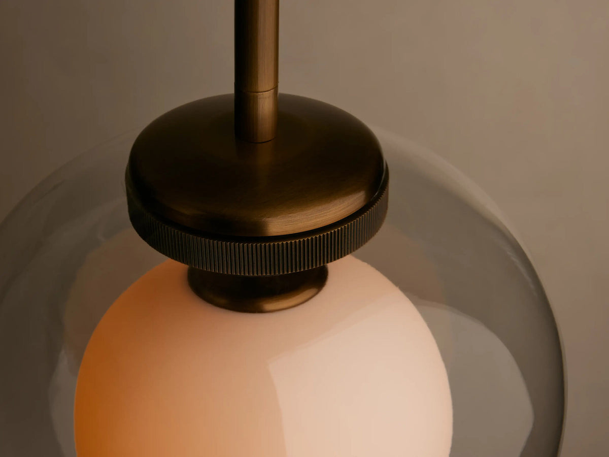 Romy Modern Glass Pendant 20 Inch Green — product view 15