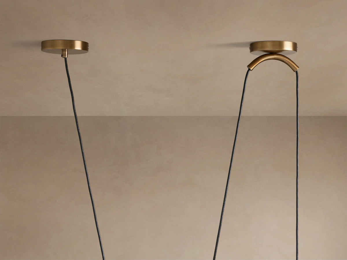 Sagamore Brass Pendant Light — product view 5