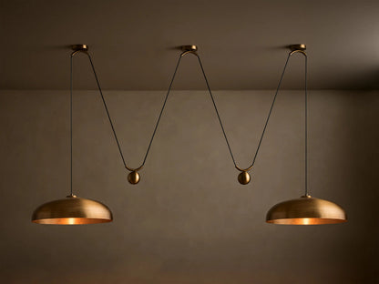 Sagamore Brass Pendant Light — product view 6