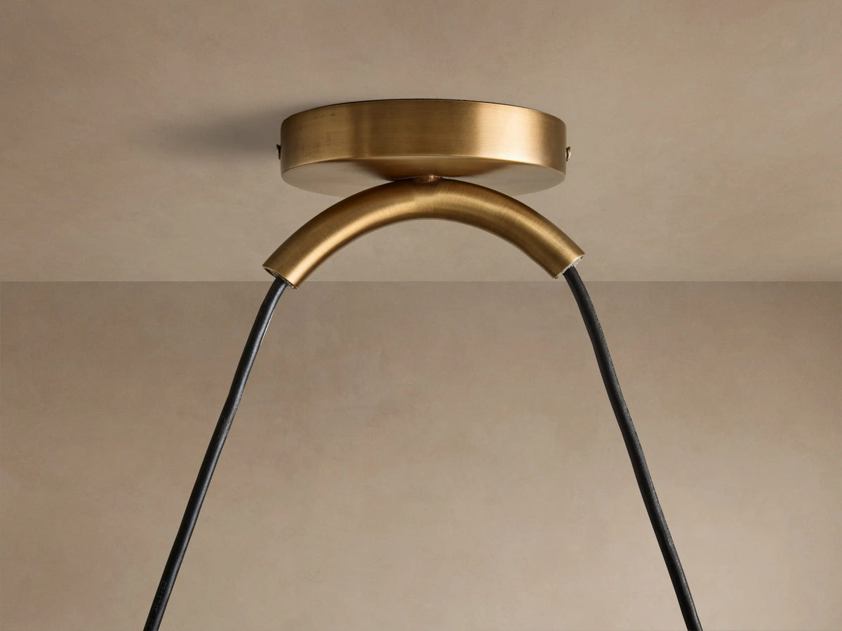 Sagamore Brass Pendant Light — product view 8