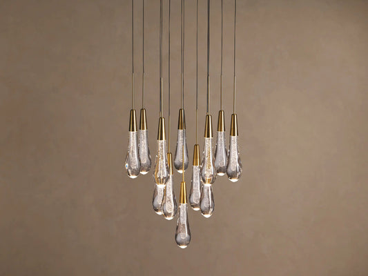 Soltaire Glass LED Chandelier — product view 1