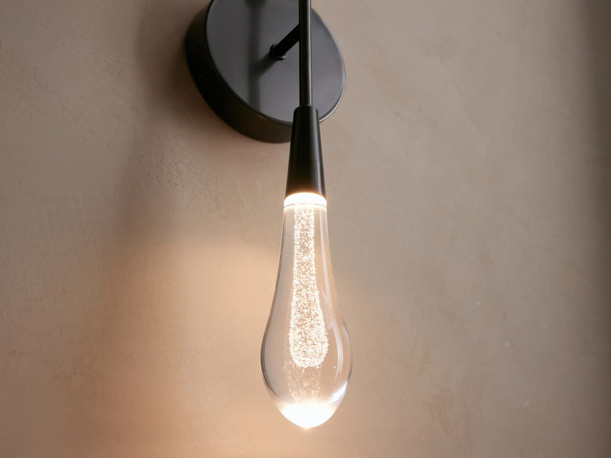 Brass LED Sconce Soltaire Double Wall Light — product view 8