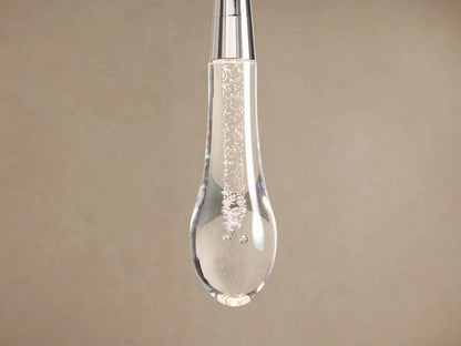 Soltaire Nickel Glass Pendant LED Light — product view 3