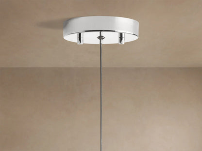 Soltaire Nickel Glass Pendant LED Light — product view 4