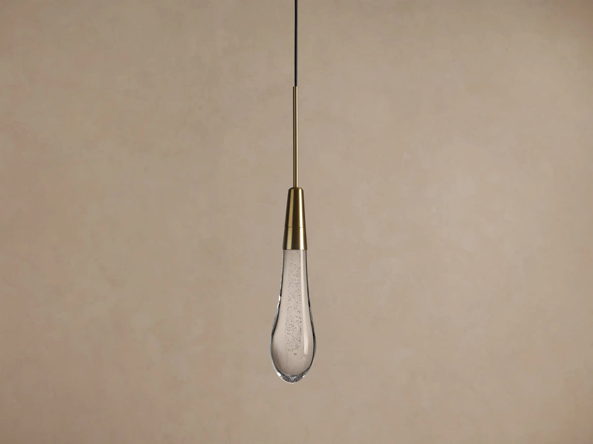 Soltaire Bronze Modern Glass Pendant — product view 6