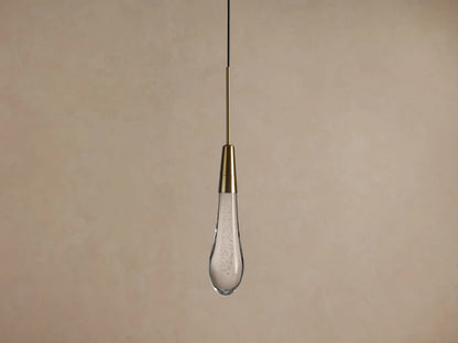 Soltaire Bronze Modern Glass Pendant — product view 6