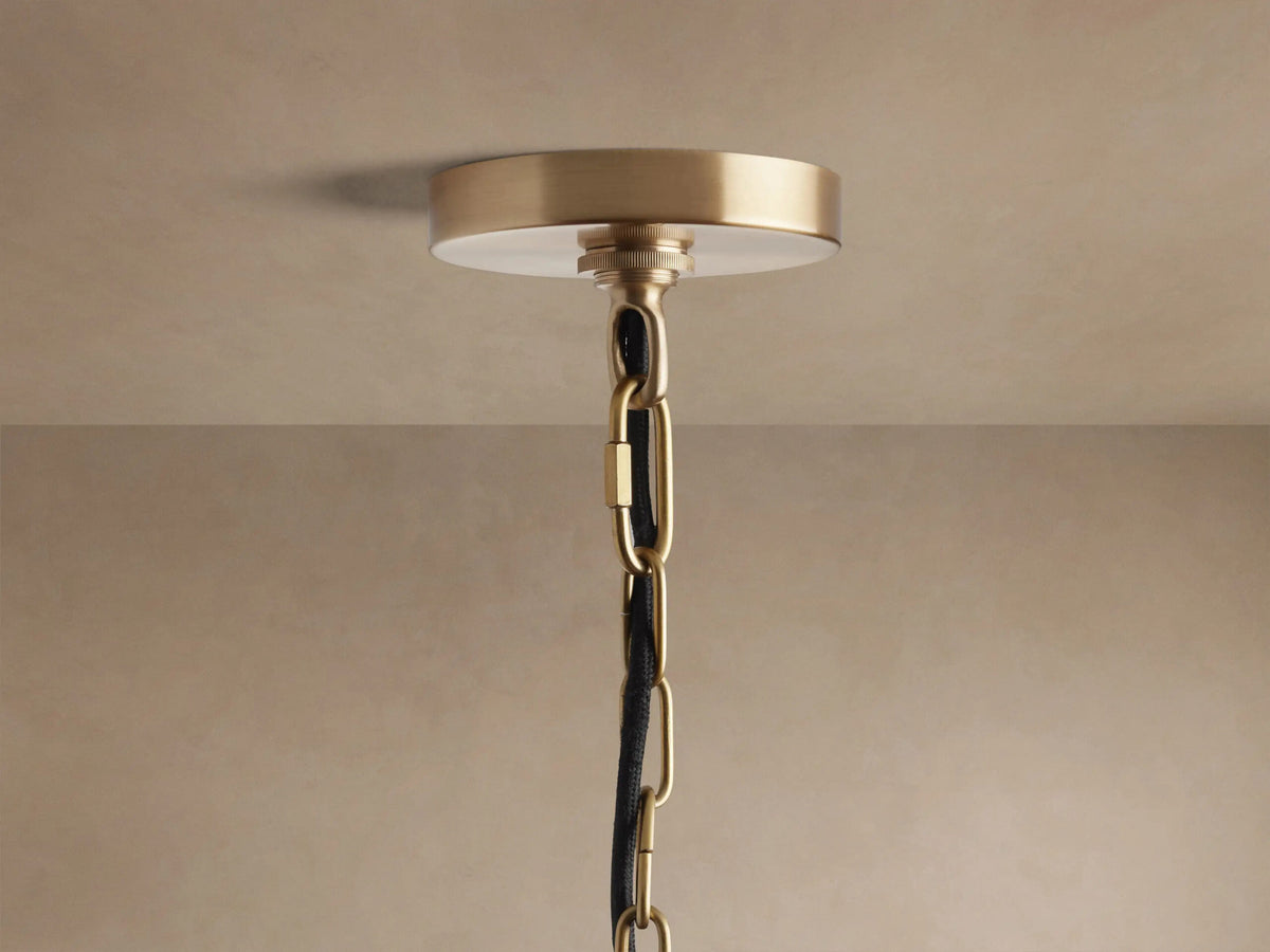 Brass Dome Pendant in Bronze 24 Inch — product view 12