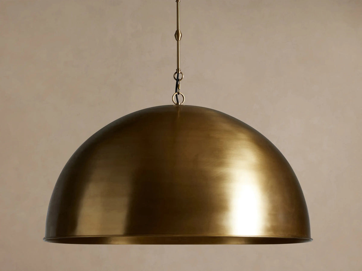 Brass Dome Pendant in Bronze 24 Inch — product view 6