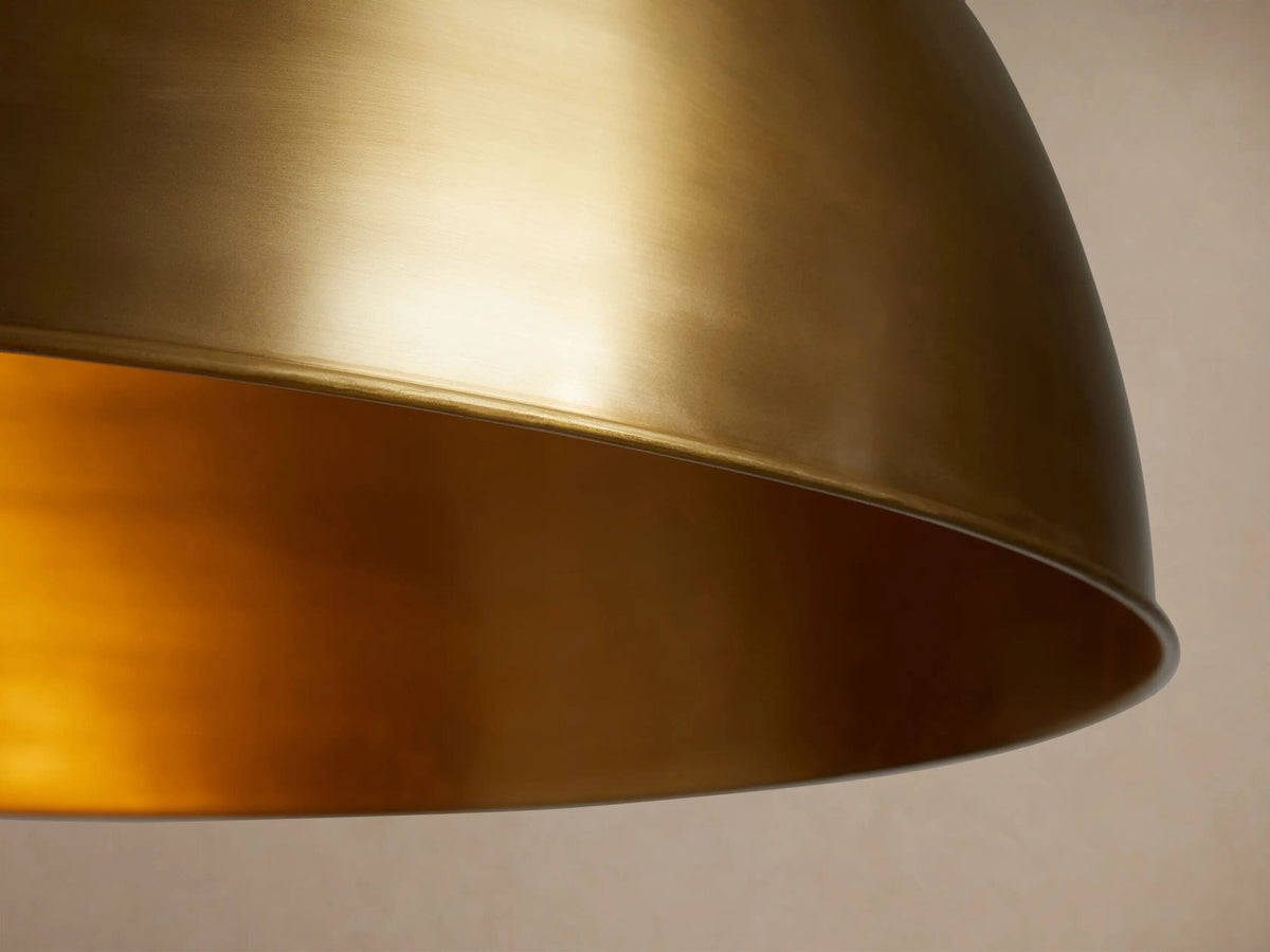 Brass Dome Pendant in Bronze 24 Inch — product view 7