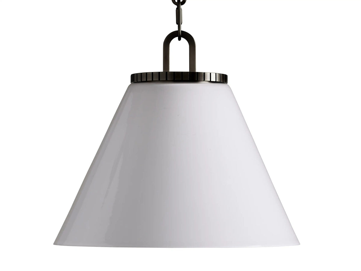 Bronze Cone Pendant with Clear Glass Chain Light — product view 15